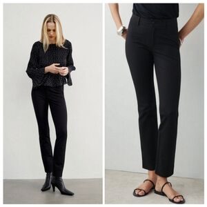AYR Cotton and Elastane Bi-Stretch Black Pants in The Daily Dose 27 Minimalist